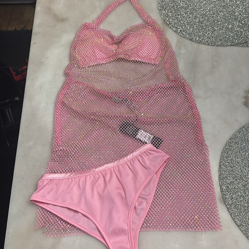 Fashion nova rhinestone dress med nwt - Picture 6 of 13